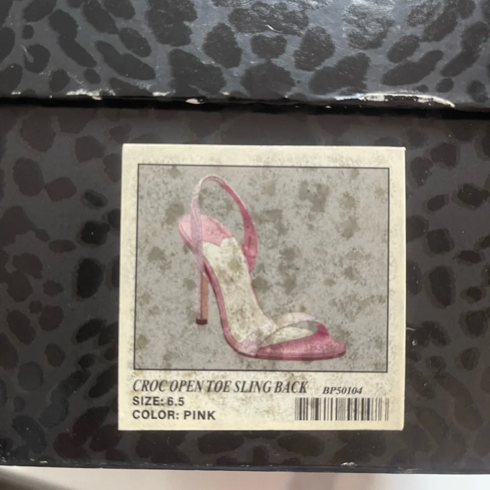 baby phat CROC OPEN TOE SLING BACK SZ 6.5 - Picture 6 of 11